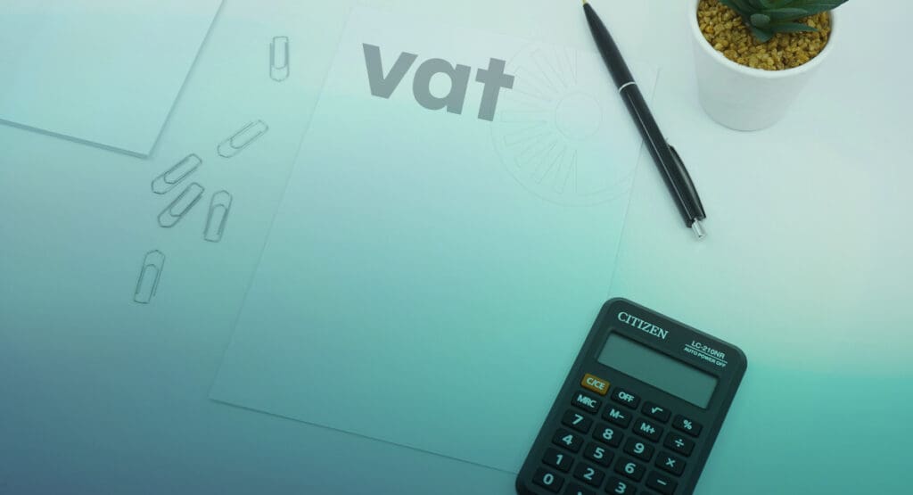 An image of a charity energy VAT document
